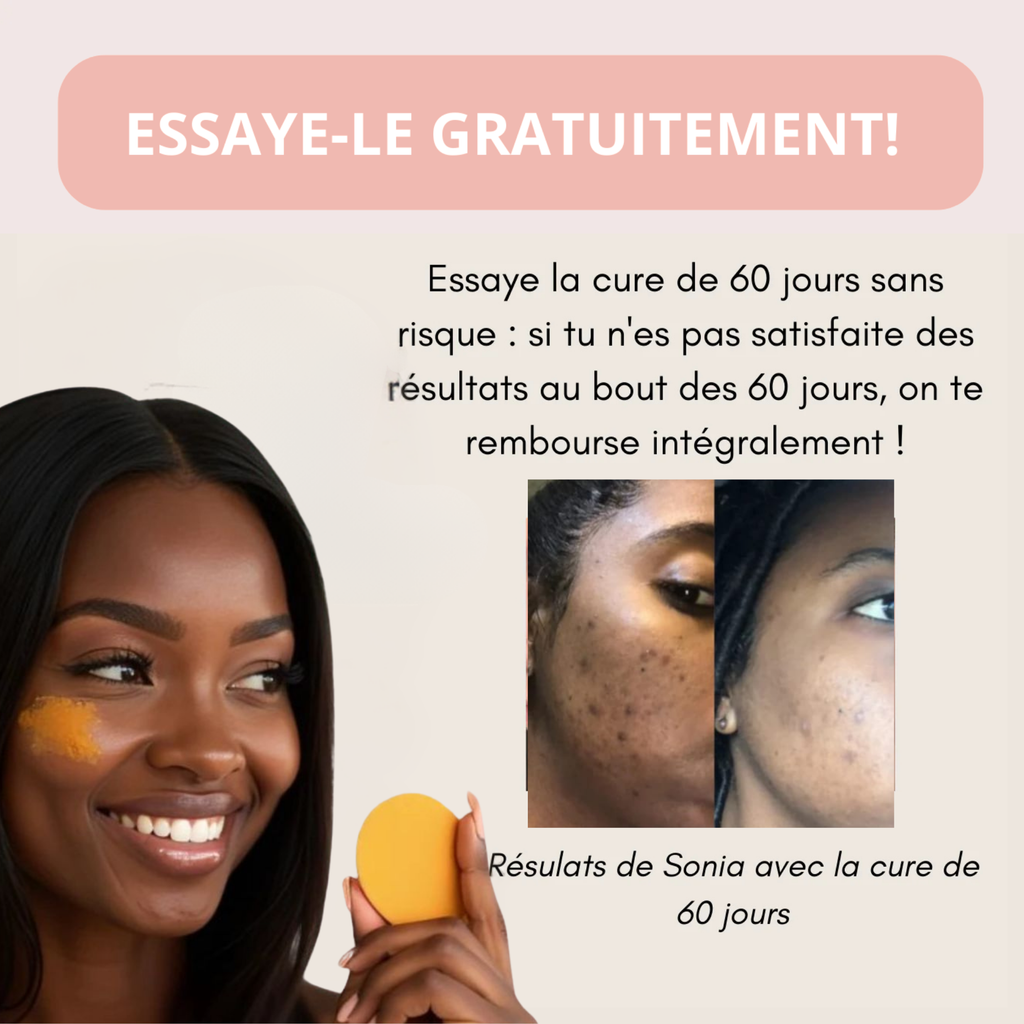 Pads Nettoyants au Curcuma 3 en 1