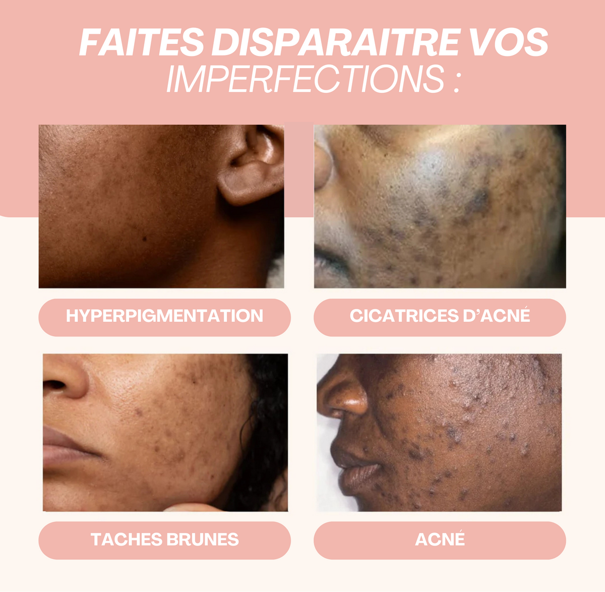 Pads Nettoyants au Curcuma 3 en 1