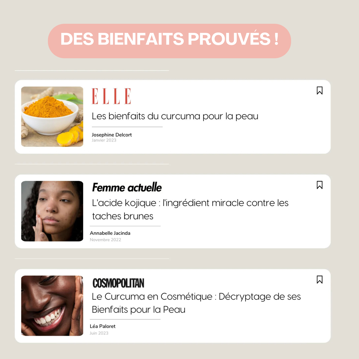 Pads Nettoyants au Curcuma 3 en 1