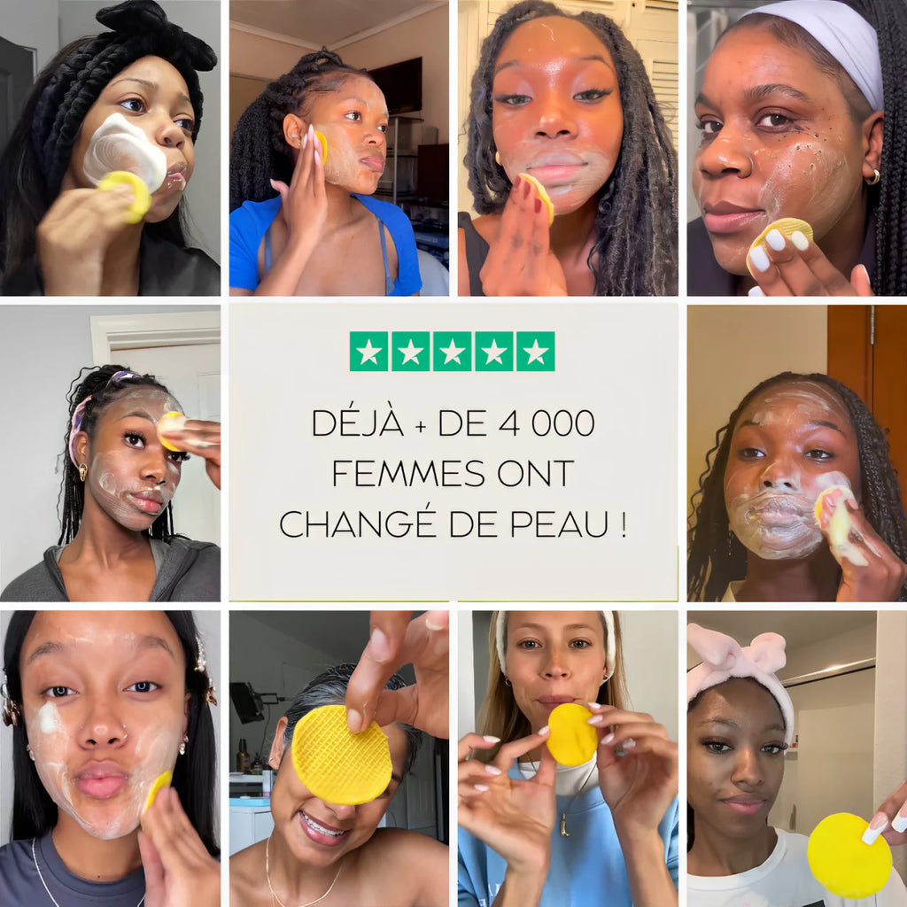 Pads Nettoyants au Curcuma 3 en 1