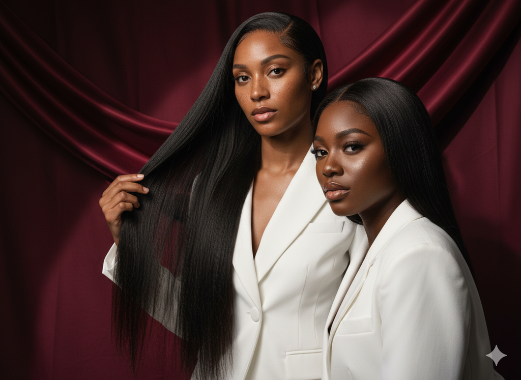 Lace wig HD straight hair